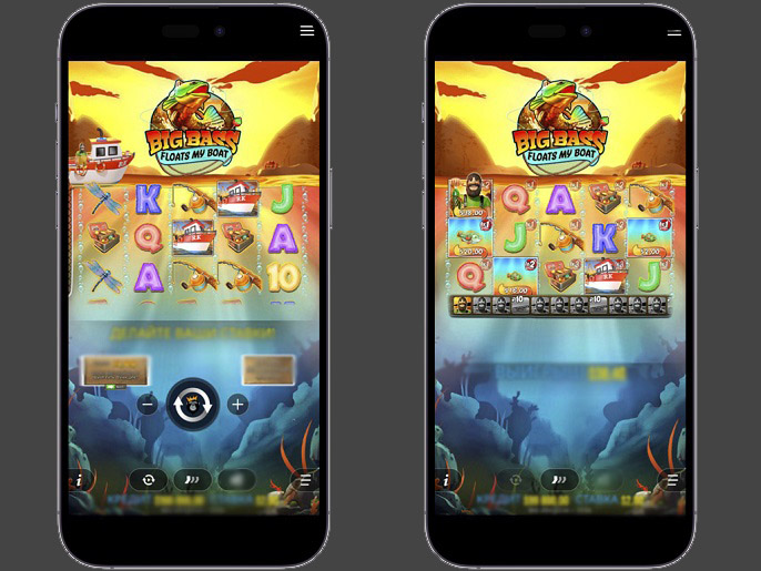 Игровой автомат на тему рыбалки