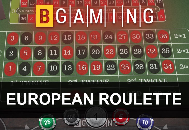 Онлайн казино European Roulette