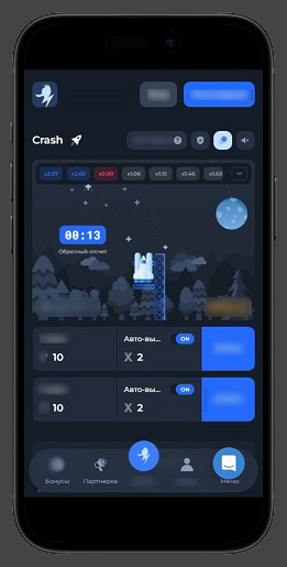 Интерфейс мобильной версии